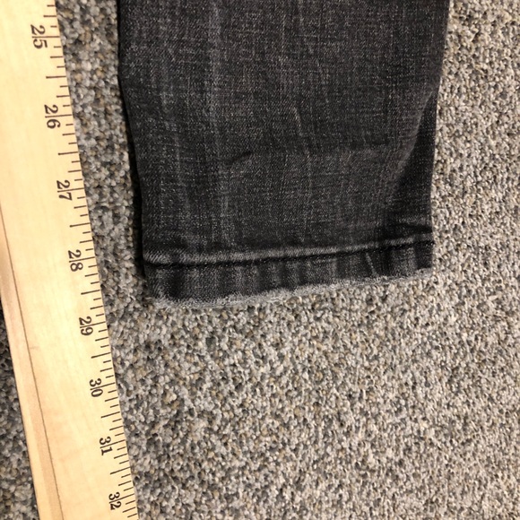 Mens Size 29 Jeans Gray Motorcycle Rock And Roll Fashion Streetwear 29x29 - Picture 10 of 10